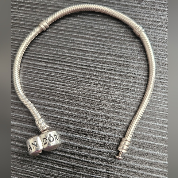 Pandora Silver Bracelet w/ Charms - Picture 1 of 5